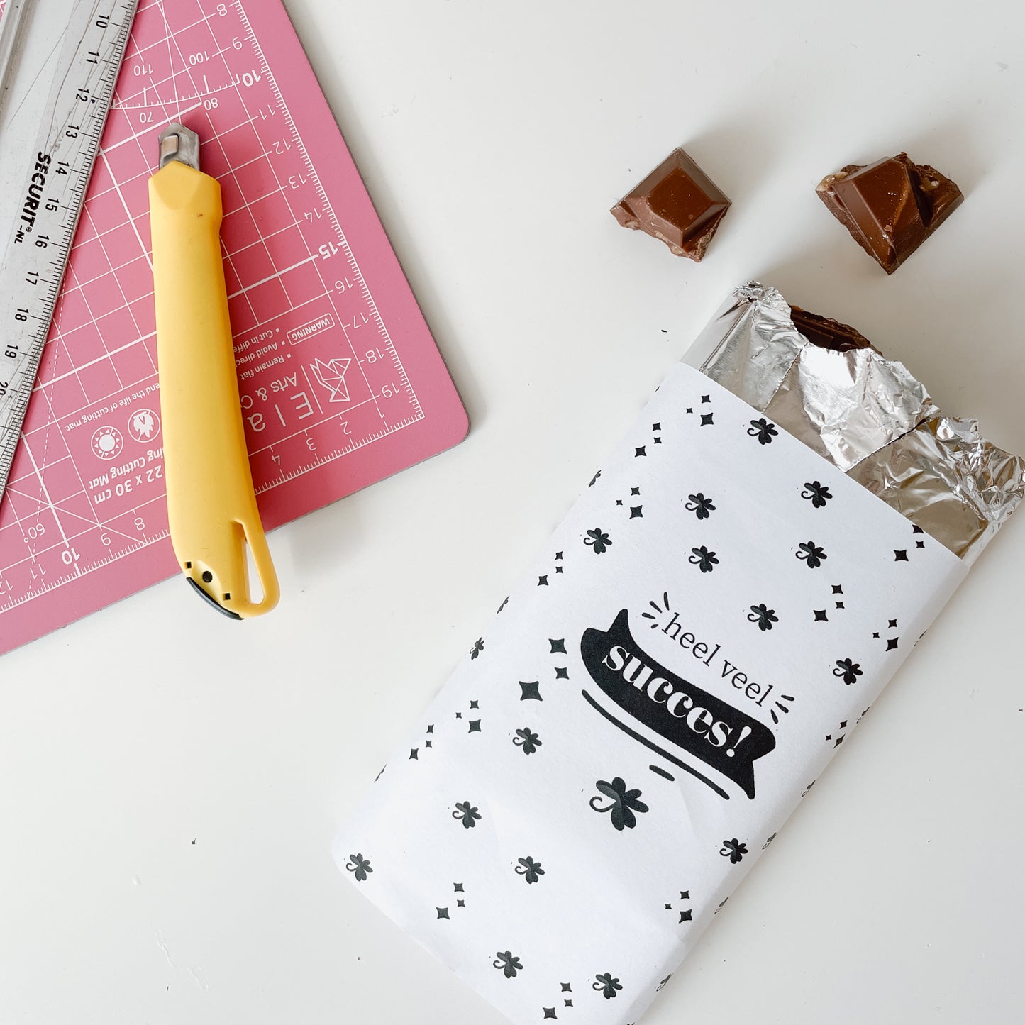 Printable | Chocoladewikkel | succes