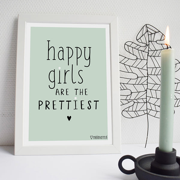 Printable | A4 poster | happy girls