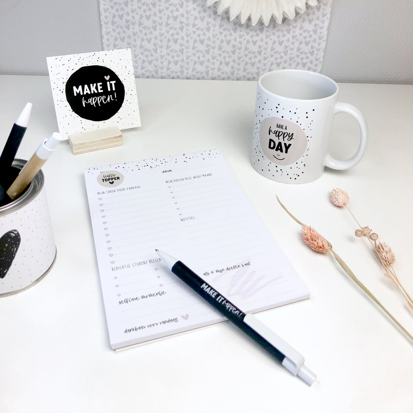 Printable | Dagelijkse doelenplanner