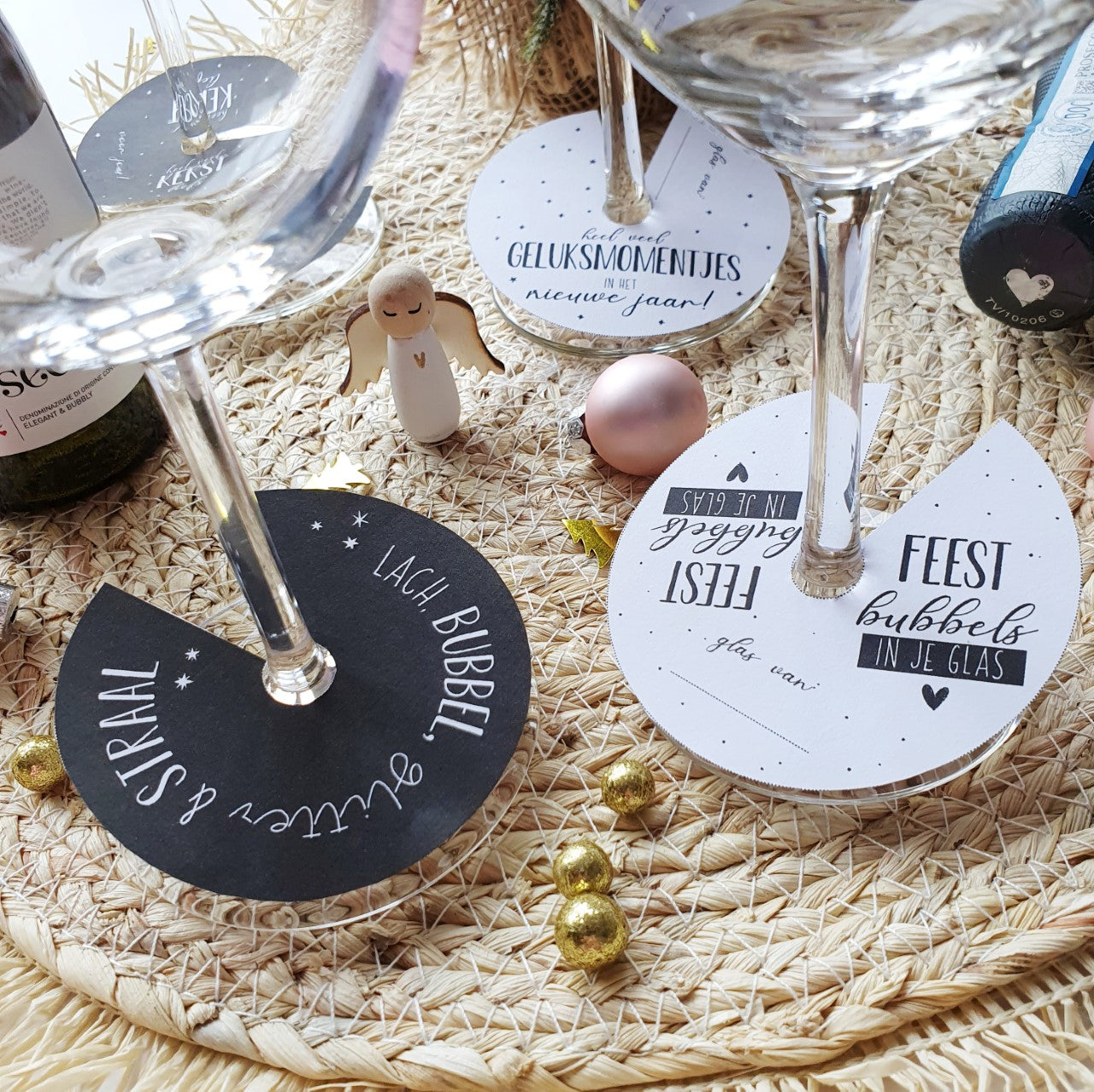 Printable | Oud & nieuw | Glasmarkers