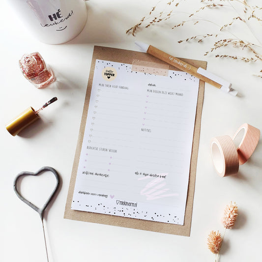 Printable | Dagelijkse doelenplanner