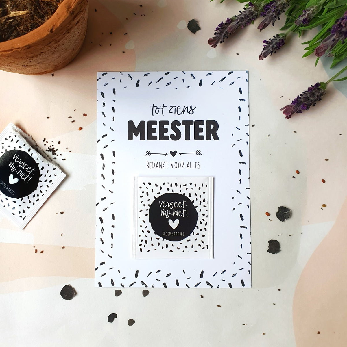 Printable | Ansichtkaart | bedankt meester | MIEKinvorm