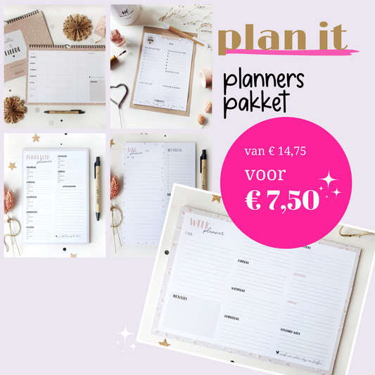 Printable | planners pakket