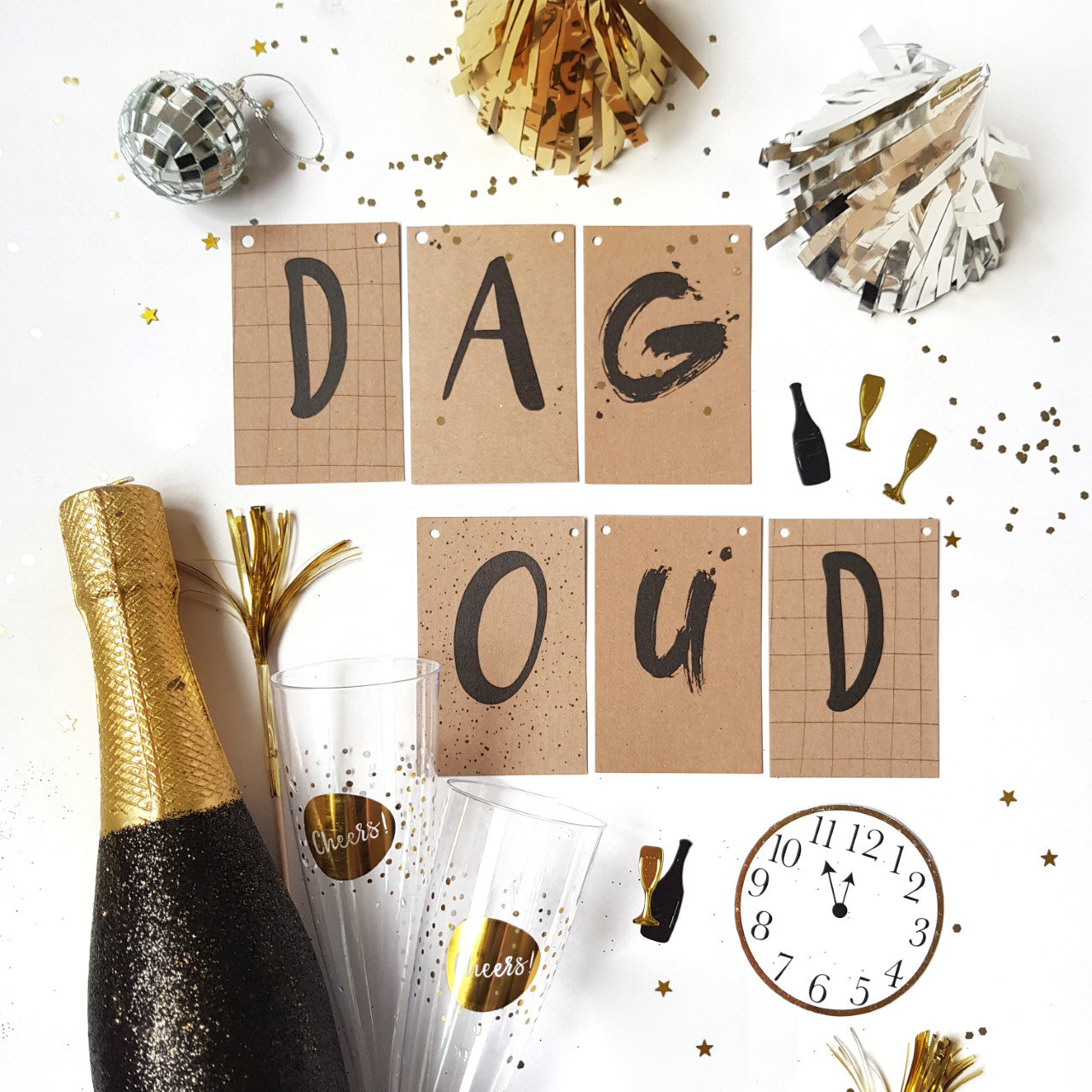 Printable | Oud & nieuw | slingers