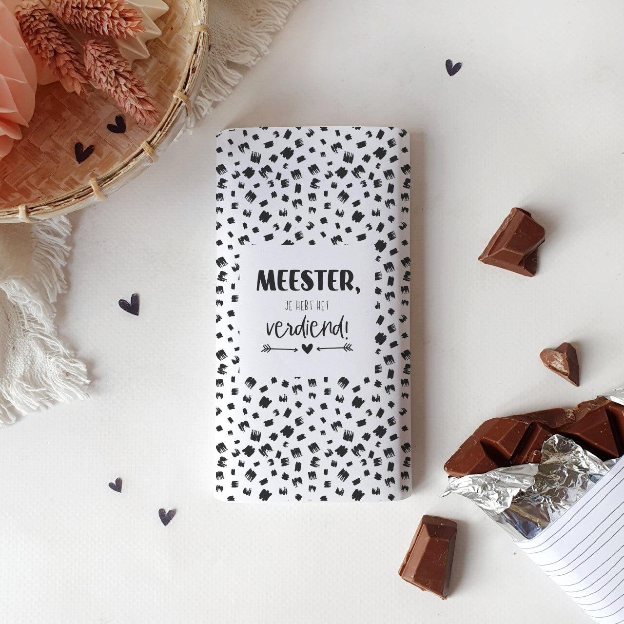 Printable | Chocoladewikkel | meester
