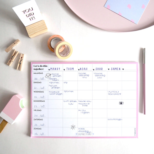 Printable | Familieplanner #1