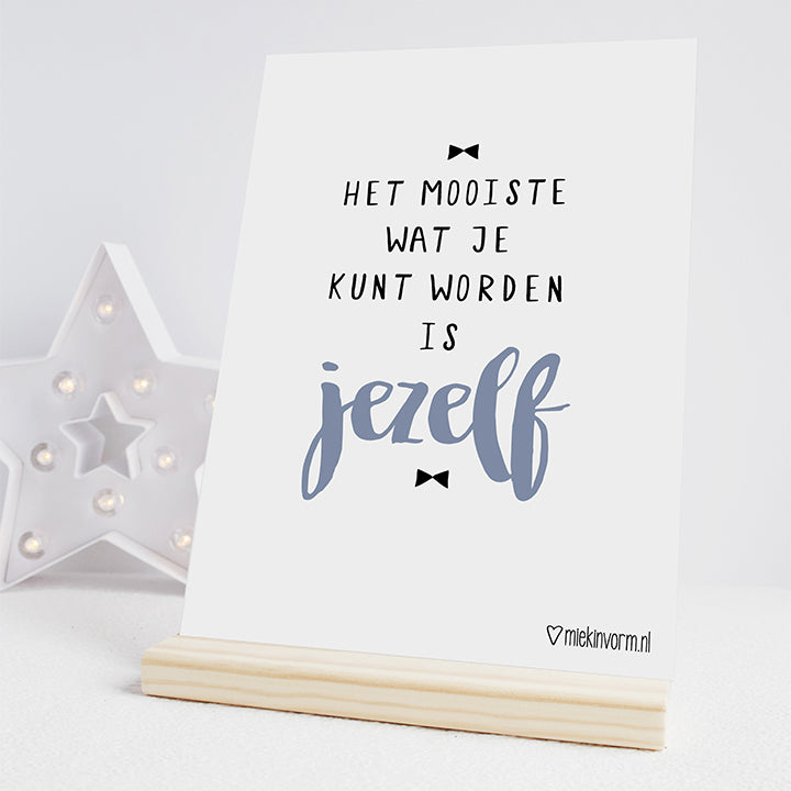 Printable | A4 poster | jezelf