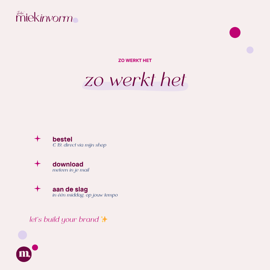 Starterskit voor Makers - werkboek van losse ideeën naar een helder merk