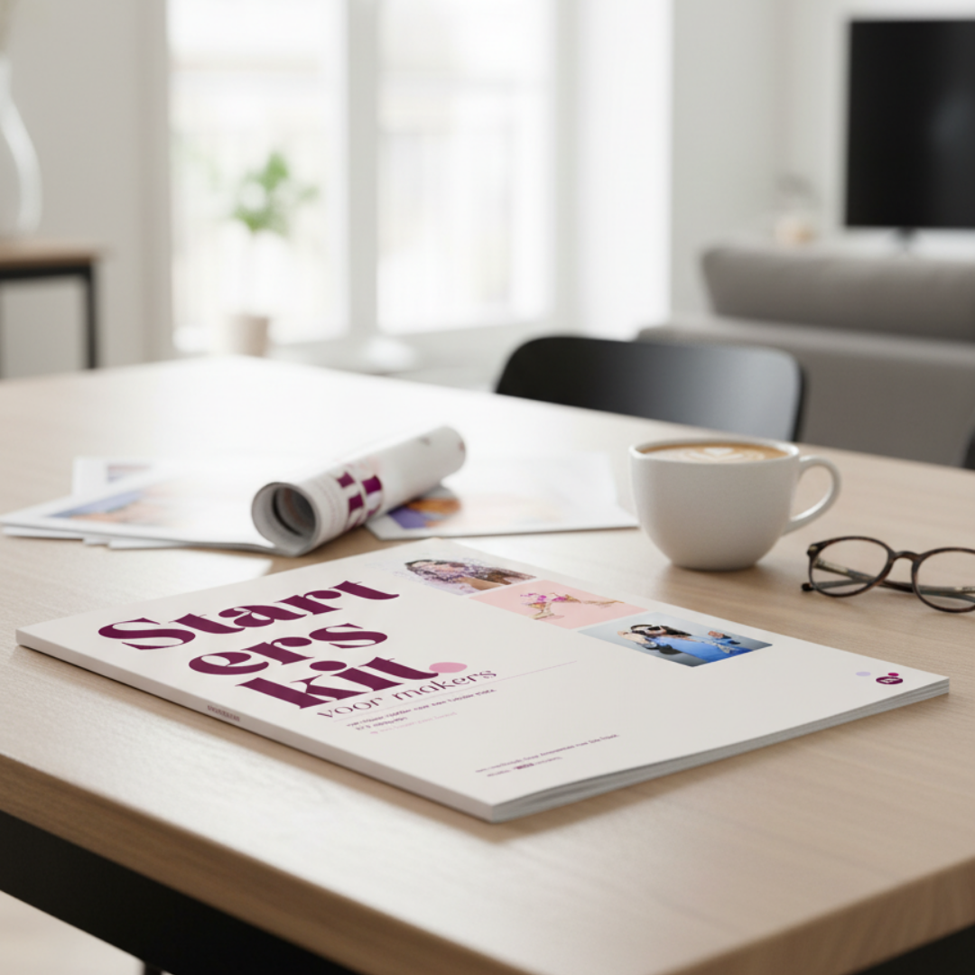 Starterskit voor Makers - werkboek van losse ideeën naar een helder merk