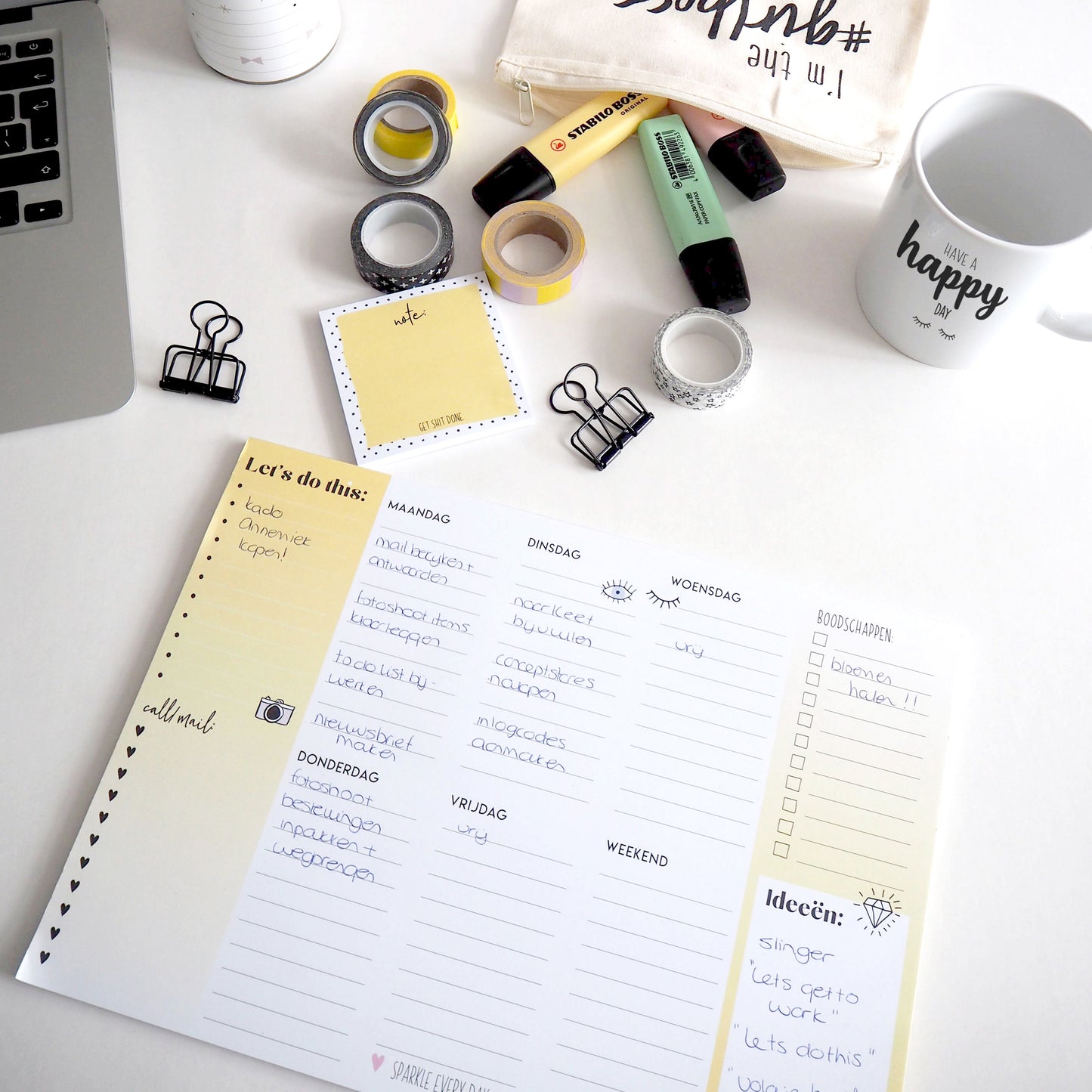 Printable | Weekplanner #1