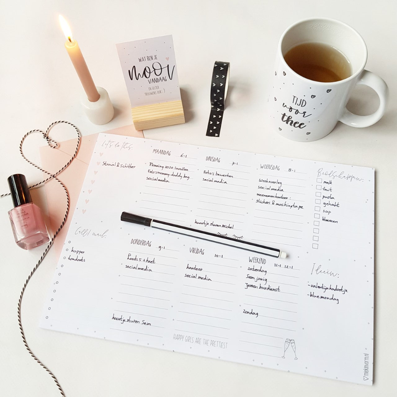 Printable | Weekplanner #3