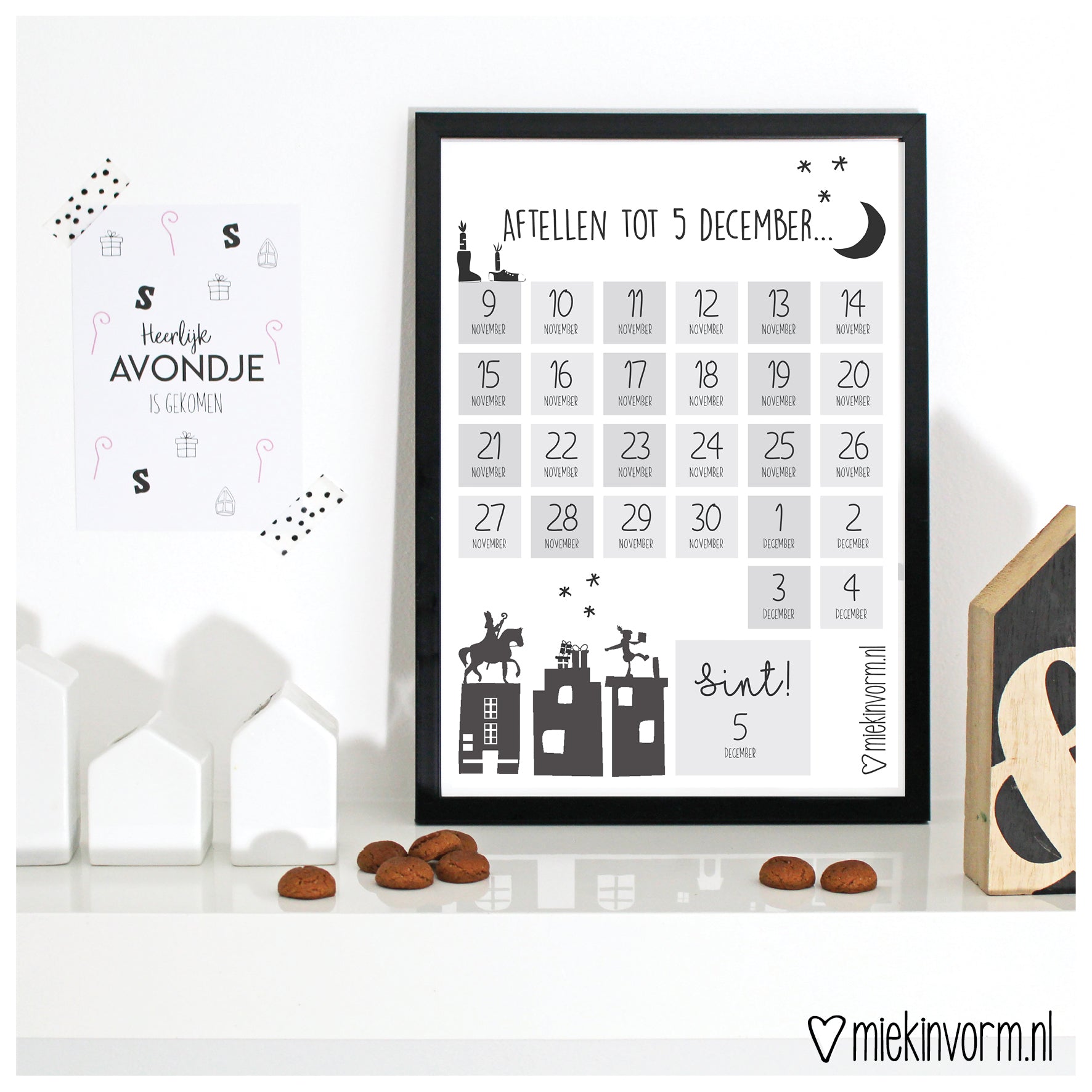 Printable | Sint Aftelkalender