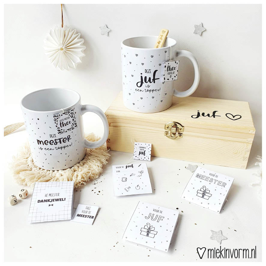 Printable | VOORDEELpakket | juf & meester & toppers