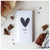 Printable | Chocolade wikkel  | hart