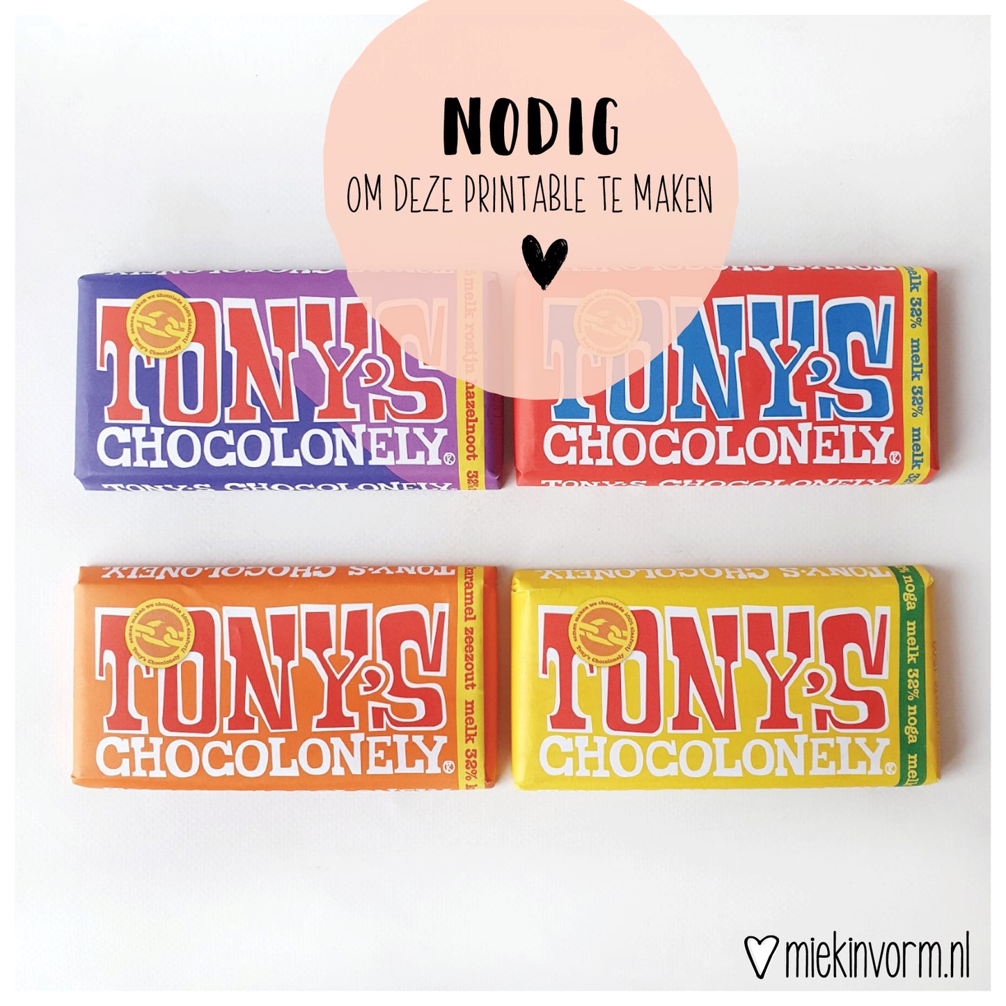 Printable | Chocoladewikkel  | Je bent om op te eten!