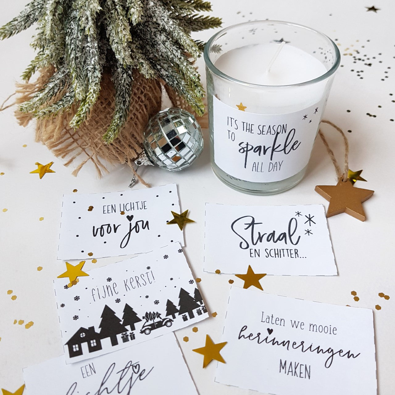 Printable | KERST | lichtjes