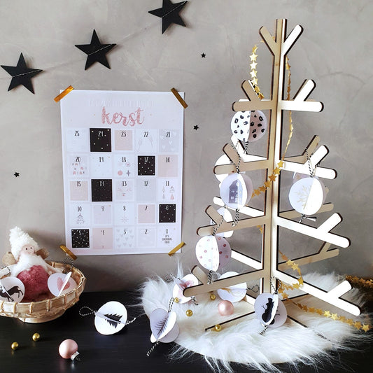 Printable | KERST | ballen & aftelposter