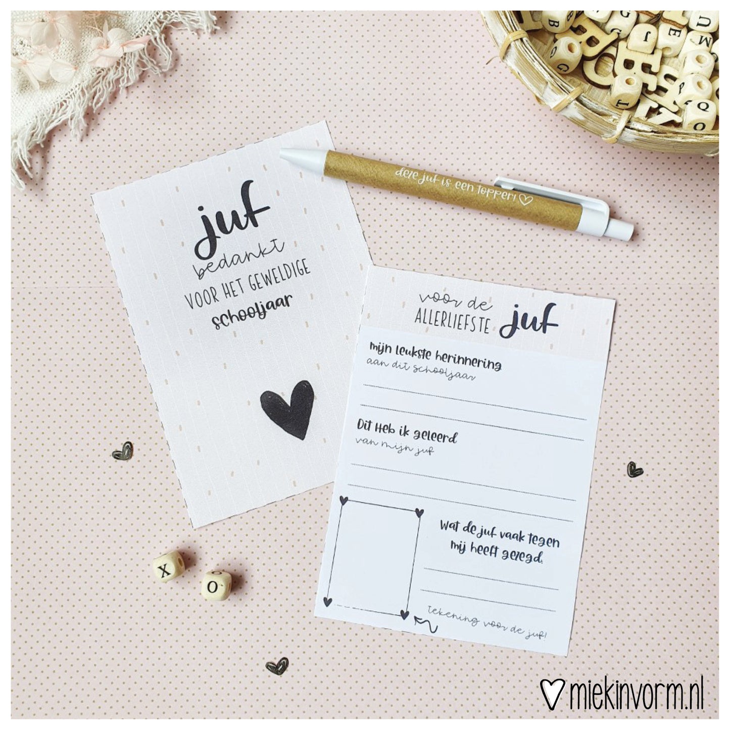 Printable | juf & meester